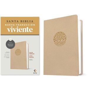 Biblia Valor Prémium Ntv, Letra Grande Con Filament (Sentipiel, Café Claro) -- T